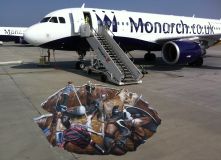 Monarch Airlines 3d Pavement Art