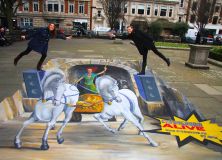 3d Street Art London Strongroom FM