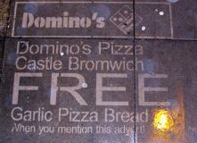 Dominos Pizza Clean Advertising