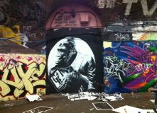Graffiti in Stencil Style