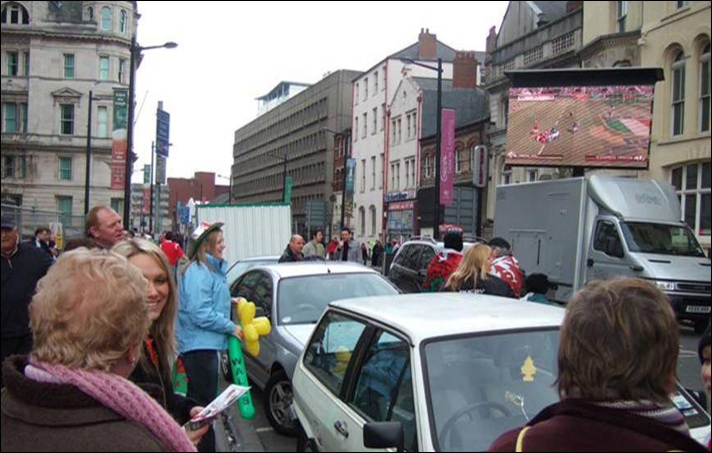 Street Advertising Vans